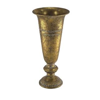 CALICE PROFUNDO D16 H34.5 METAL ORO ANTIGUO