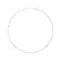 ARO METAL D30 CM BLANCO
