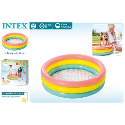 PISCINA 3 AROS BEBE SUNSET 86