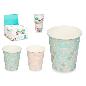 SET 12 VASOS PAPEL 240 ML ROMBOS SURT 2