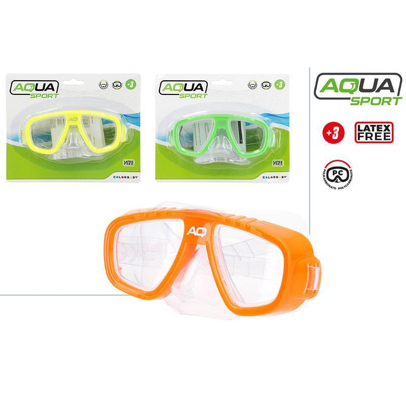 MASCARA DE BUCEO INFANTIL 3/S AQUA SPORT BL