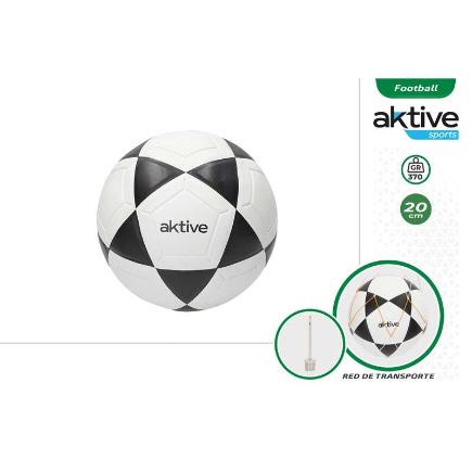 BALON FUTBOL PVC 370 GR D20CM AKTIVE
