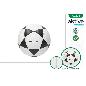 BALON FUTBOL PVC 370 GR D20CM AKTIVE