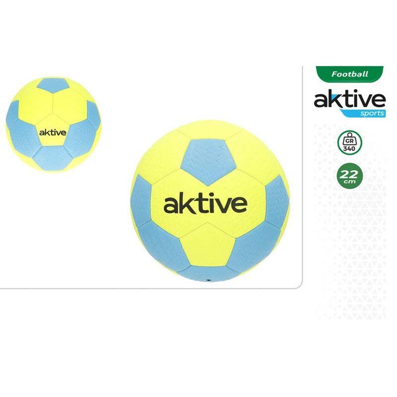 BALON FUTBOL PVC 340 GR D22CM AKTIVE
