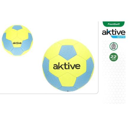 BALON FUTBOL PVC 340 GR D22CM AKTIVE