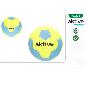 BALON FUTBOL PVC 340 GR D22CM AKTIVE