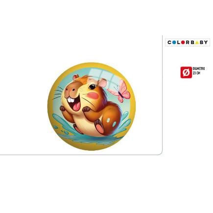 PELOTA PVC D23 CM CAPIBARA