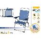 SILLA PLEG ALU 4 POS 48X60X100 CM TEXTILENO