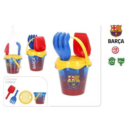 SET CUBO PLAYA IML D14 CM  + 3 ACC BARÇA