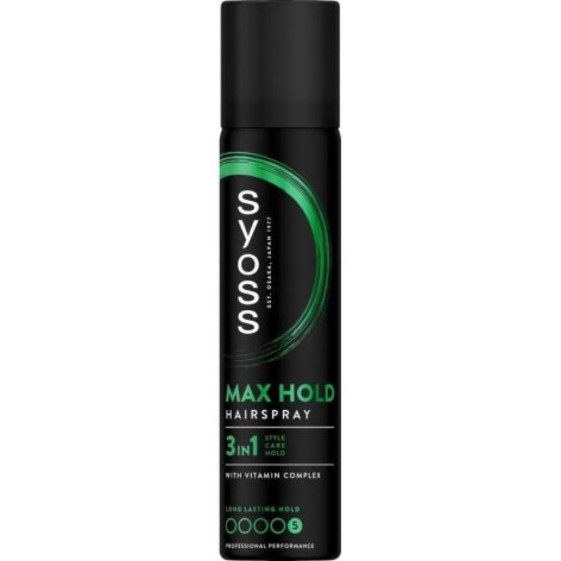 SYOSS LACA SPRAY 75 ML MINI MAX FIJAC HOLD 3EN1