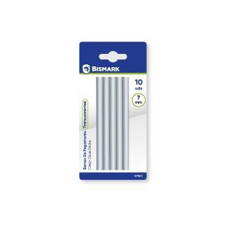 BARRAS DE SILICONA 10 UND TRANSPARENTE 7X100 MM