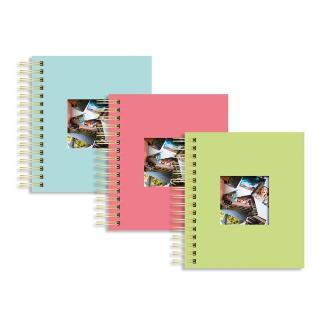 ALBUM FOTOS ESPIRAL PASTEL 20 HOJAS 185X210 MM