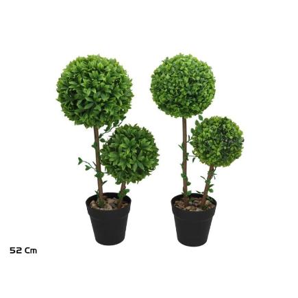 MACETA BOLAS TOPIARIO X2 52 CM (S)