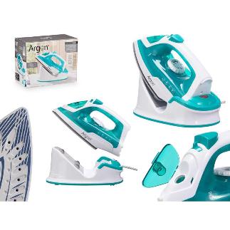 PLANCHA INALAMBRICA CON BASE VERDE CERAMICO 1600 W