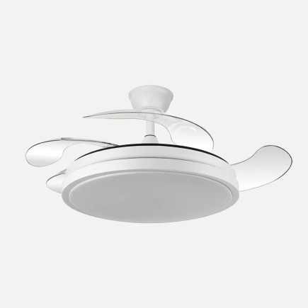 VENTILADOR ESCORPION 59W BLANCO 4ASPAS DESPLEGABLES 107D REG INTENS