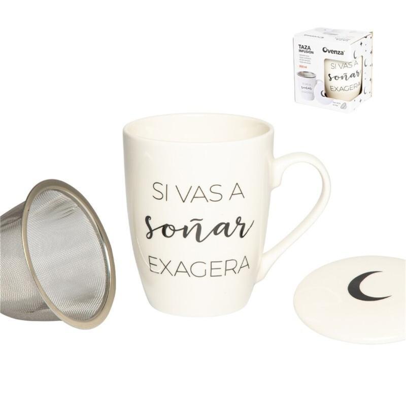 TAZA INFUSION C/FILTRO 350 ML SUEÑA