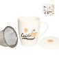 TAZA INFUSION C/FILTRO 350 ML CUIDATE