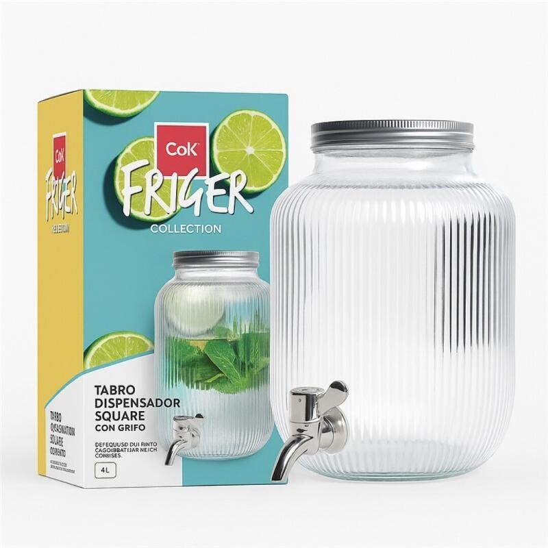COK TARRO DISPENSADOR GRIFO SQUARE 4 L