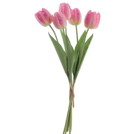 ATADO TULIPANES MALVA