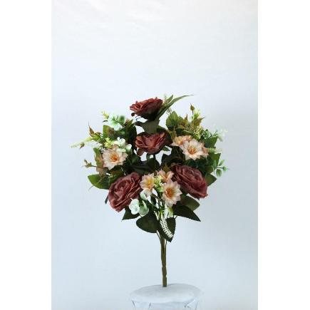 L. ROSAS PETUNIAS MARRON