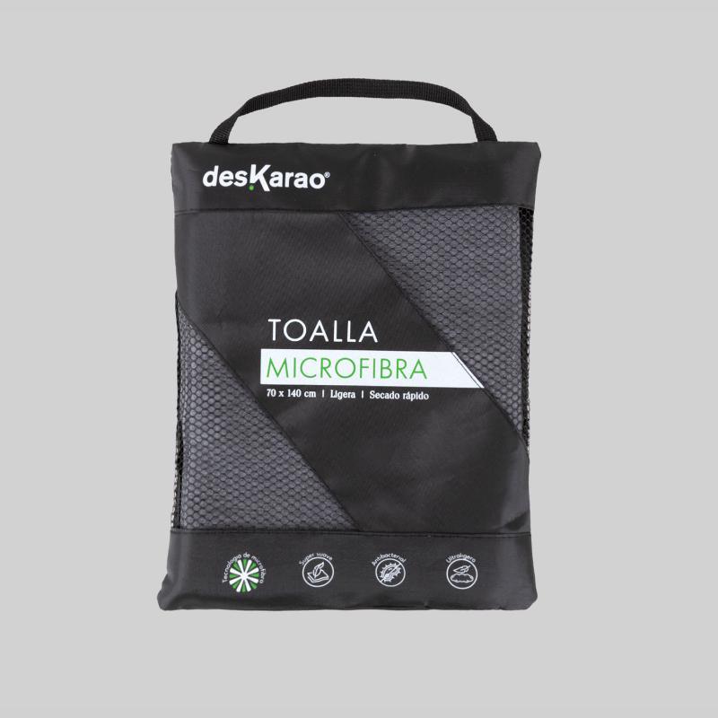 TOALLA SPORT DESKARAO 070X140 AZUL