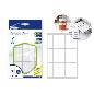 ETIQUETAS ADHESIVAS BLANCAS 20X50 MM - 5 HOJAS