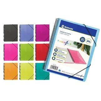 PP THUNDER CARPETA ESPIRAL 20 FUNDAS