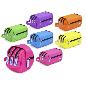 PORTATODO 4 CREMALLERAS NEON