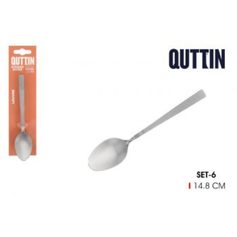 SET 6 CUCHARAS POSTRE 1.5 MM LOUVRE