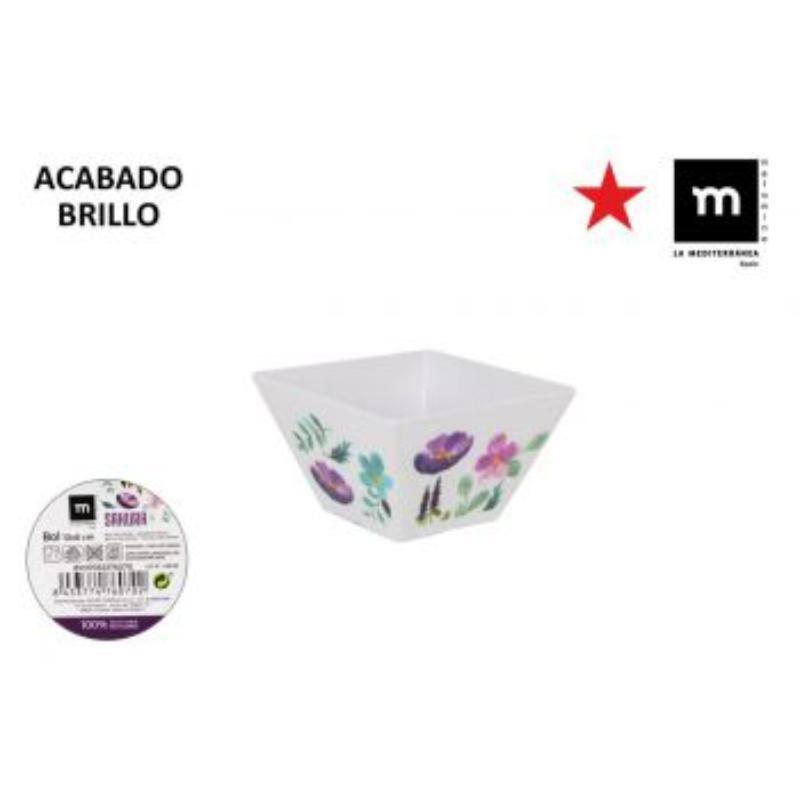 BOL MELAMINA SAKURA 10X6 CM BRILLO MD