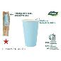 SET 10 VASO CARTON AZUL BABY 330 CC ALGON