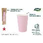 SET 20 VASO CARTON ROSA BABY 220 CC ALGON