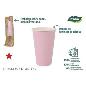 SET 10 VASO CARTON ROSA BABY 330 CC ALGON