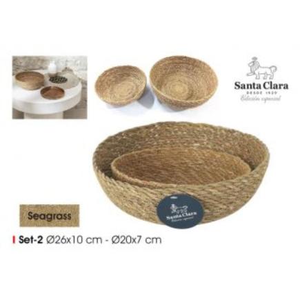 SET 2 CESTA 26X10-20X7 STA CLARACIES SANTA CLARA