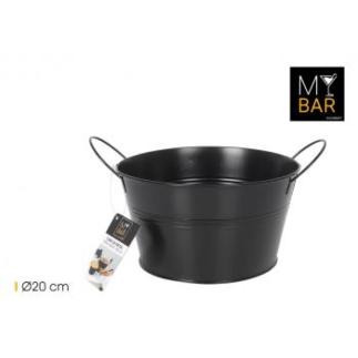 CUBO METAL RED ASA METAL BLACK 20 CM MY BAR