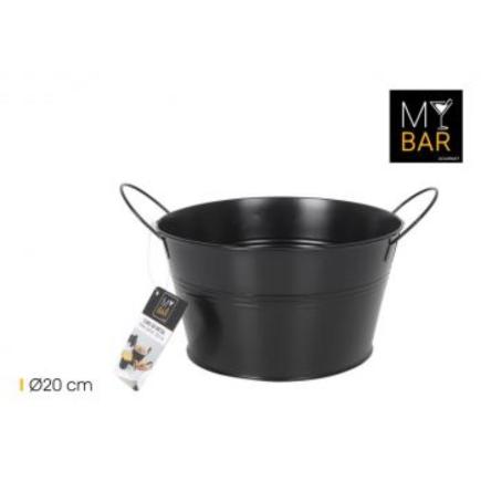 CUBO METAL RED ASA METAL BLACK 20 CM MY BAR