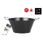 CUBO METAL OVAL ASA METAL BLACK 27 CM MY BAR