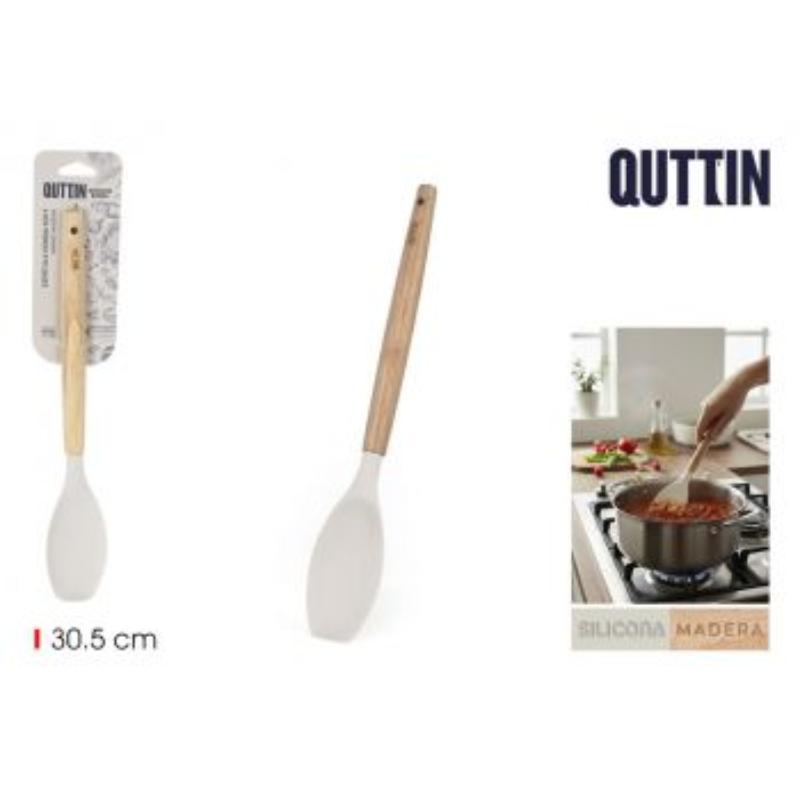 ESPATULA HONDA SOFT M/MADERA QUTTIN