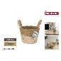 CESTA CONICA SEAGRASS C/ASAS 20 CM PRIVILEGE