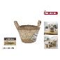 CESTA CONICA SEAGRASS C/ASAS 20 CM PRIVILEGE