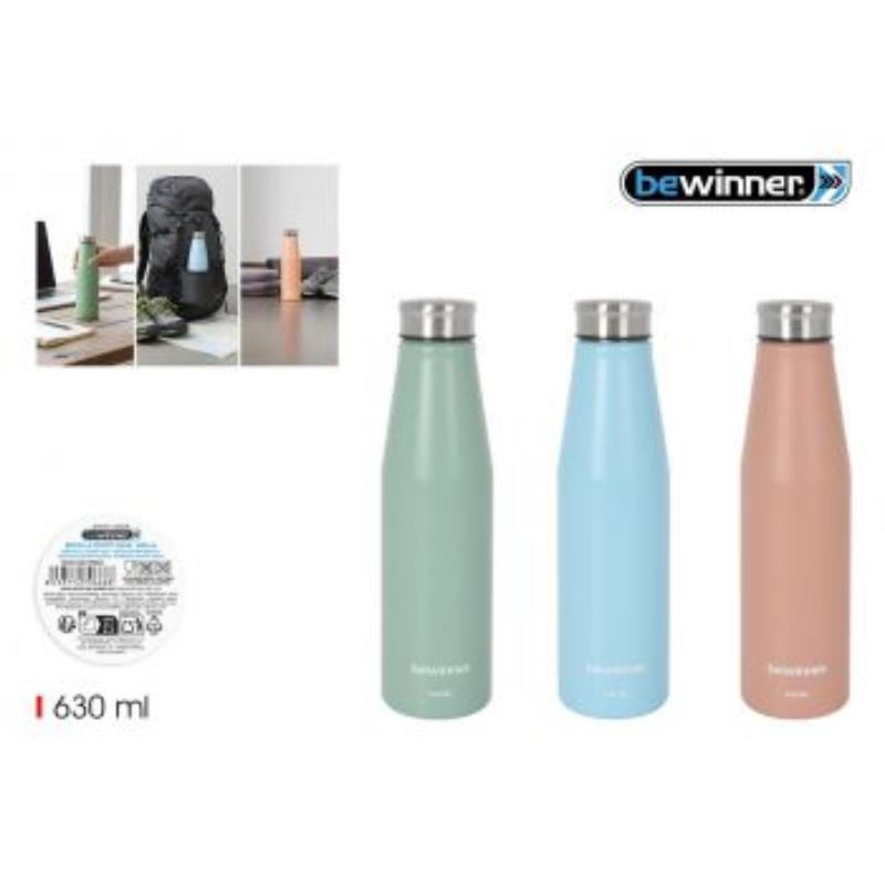 BOTELLA SPORT AGUA ALUMINIO 630 ML BEWINNER
