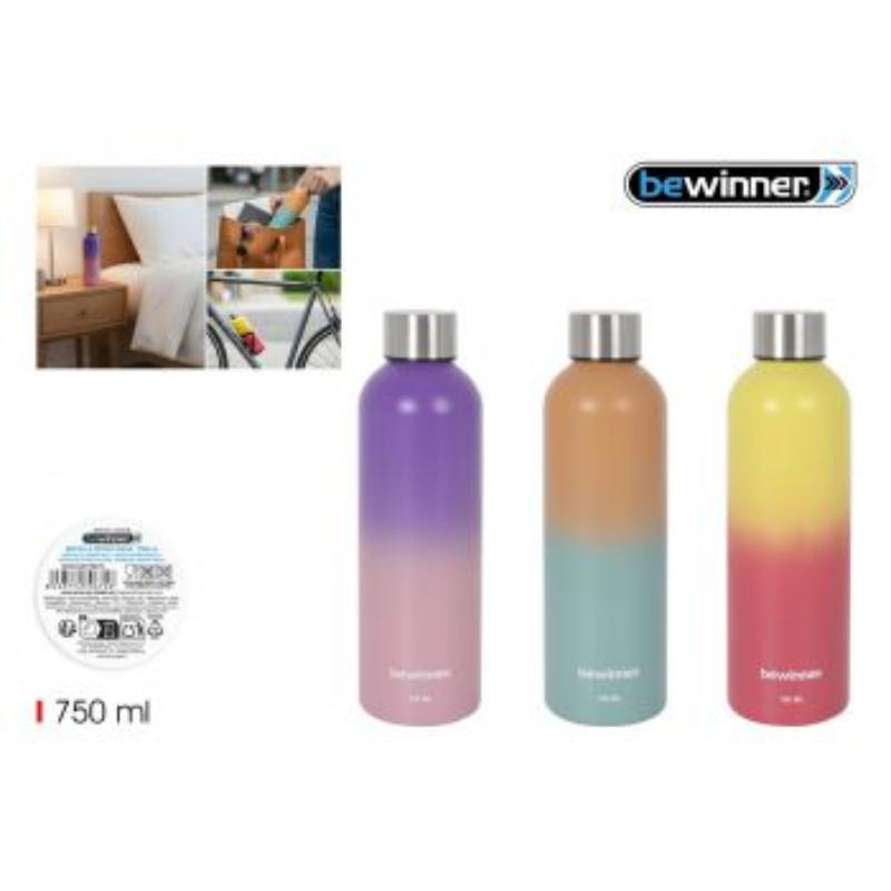BOTELLA SPORT AGUA ALUM BICOLOR 750 BEWINNER
