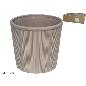 MACETERO JULIETA MARRON CERAMI 14.7X14.7X