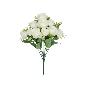 RAMO ROSAS-CAPULLOS X10-46 CM BLANCO