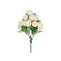 RAMO ROSAS-CAPULLOS X10-46 CM CREMA