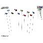 SET 10 PINCHOS JARDIN MARIPOSA 25X4 CM COL