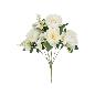 RAMO PEONIA-LILIES X8-45 CM BLANCO