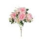 RAMO PEONIA-LILIES X8-45 CM ROSA