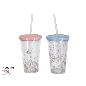 VASO CON CAÑITA FANTASY 400 ML 2 SURT
