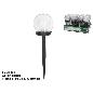 LUZ SOLAR LED CALIDA JARDIN HERACLES 6H X 10X10X34 CM
